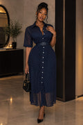 Midnight Muse Cotton Dress